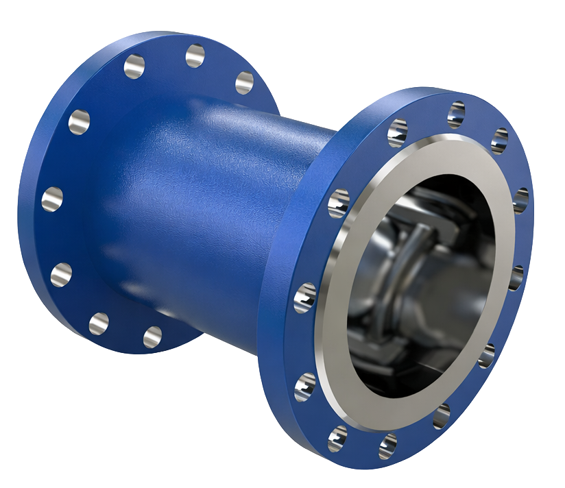 Клапан обратный поворотный 19лс38нж DN 200 PN 16