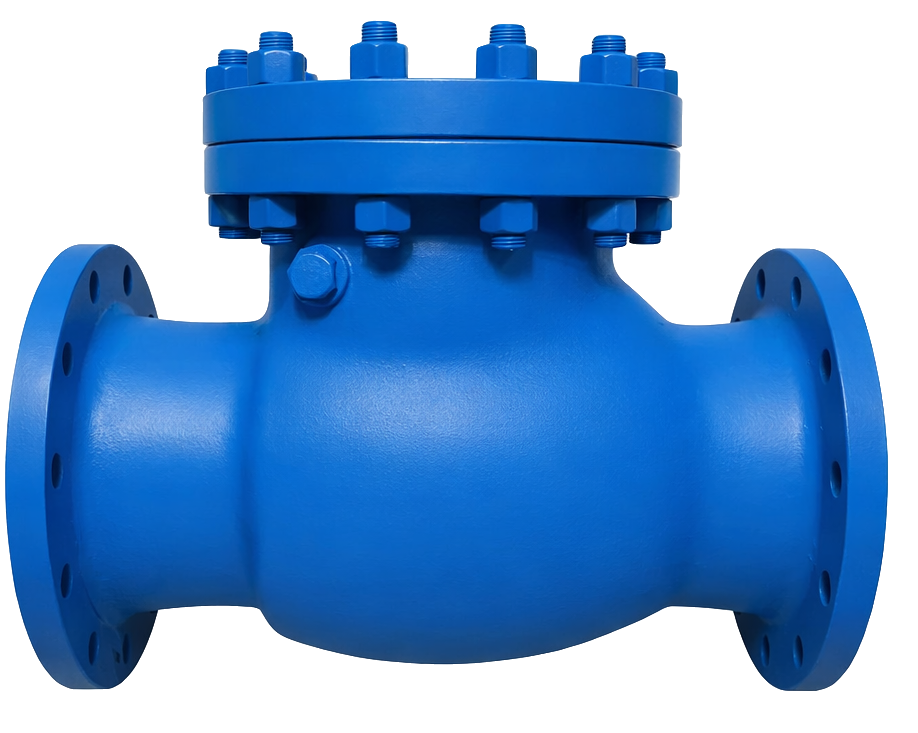 Клапан обратный поворотный 19лс76нж DN 200 PN 16