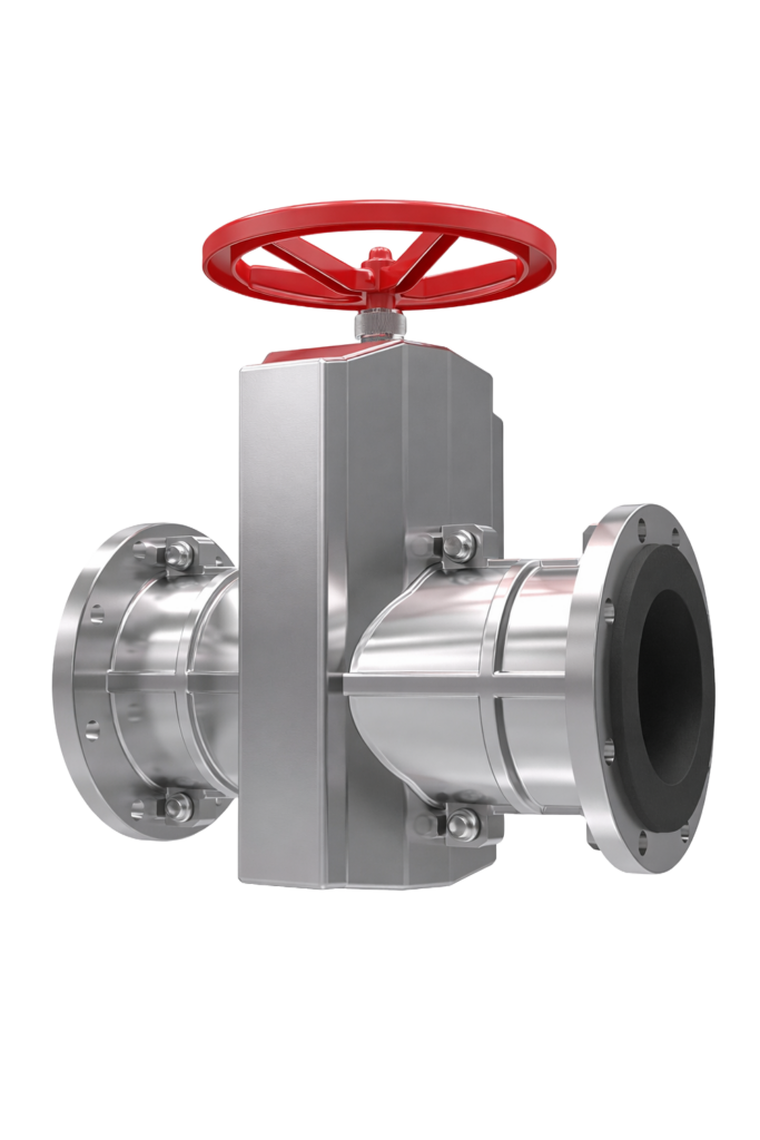 Задвижка шланговая 33а26р DN 200