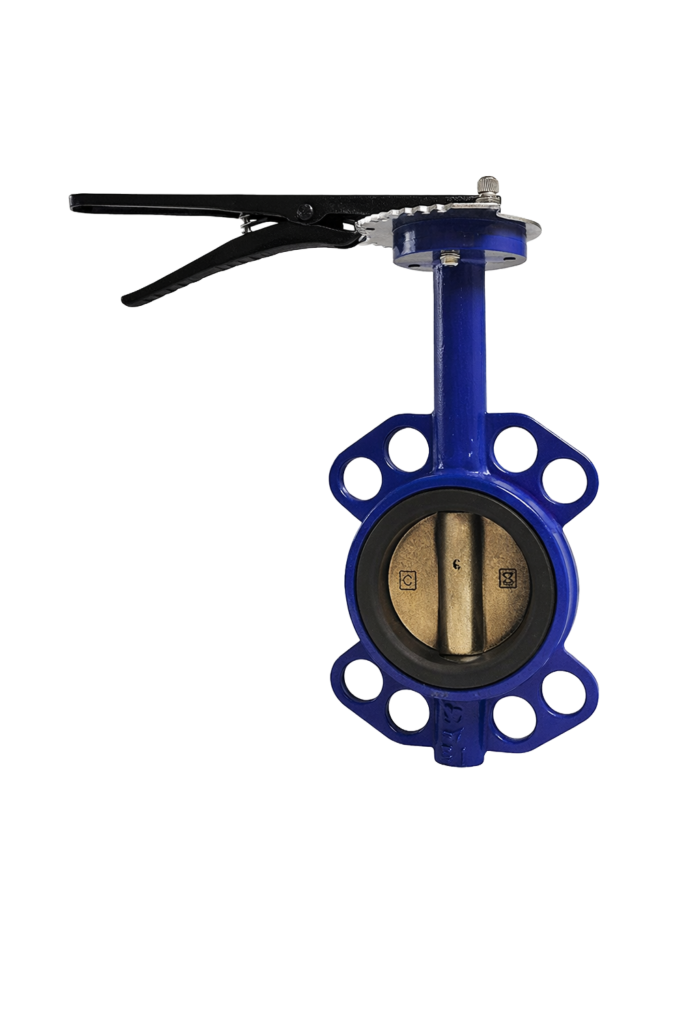 Затвор стальной дисковый межфланцевый DN 65 PN 16