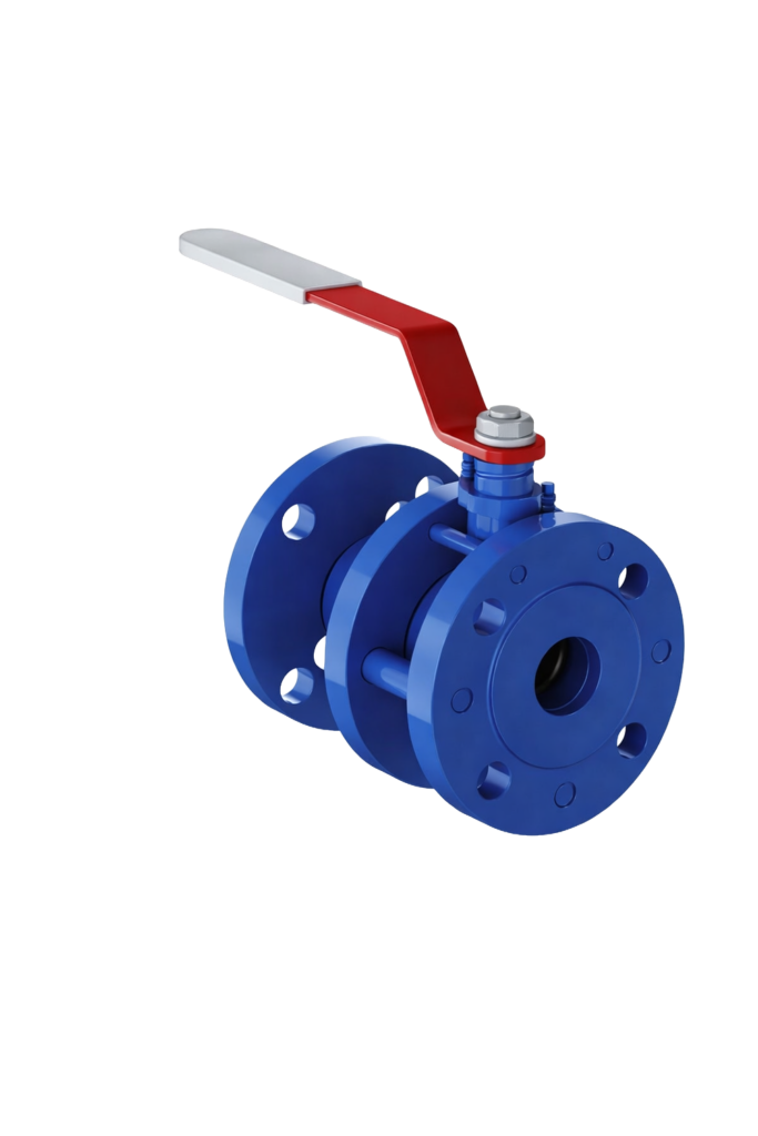 Кран шаровой стальной разборный КШЦ/РФ фланцевый DN 15 PN 25