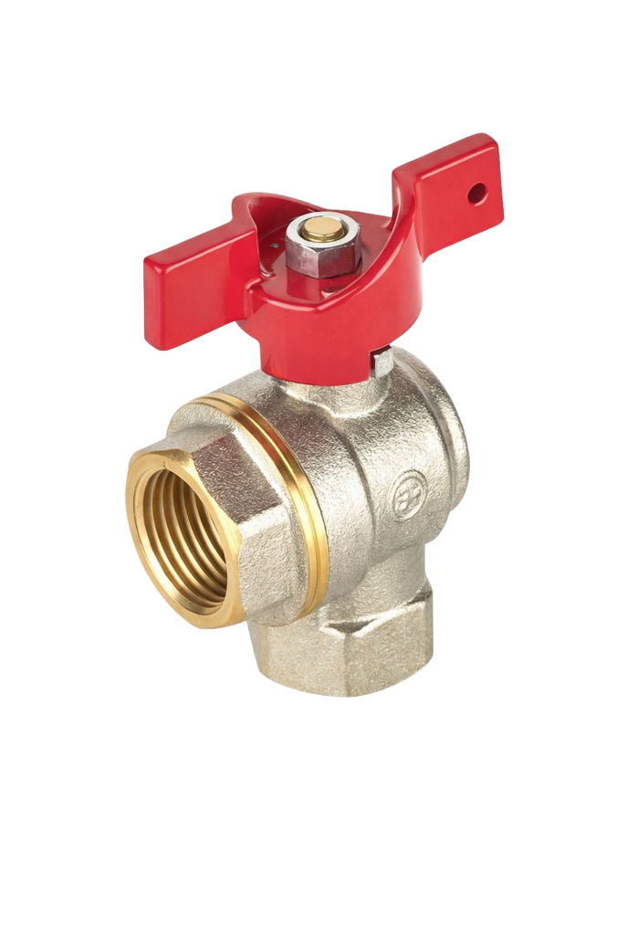 Кран шаровой латунный 11627П DN 15 PN 40