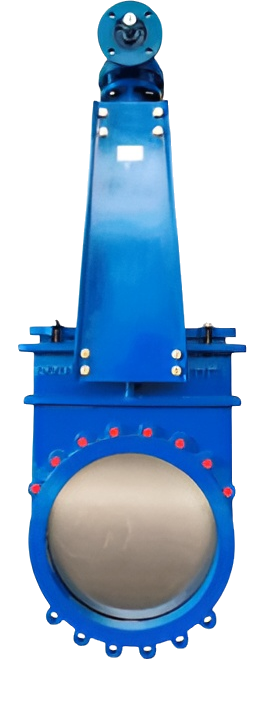 Задвижка шиберная ЗШ.М DN 800 PN 16 с редуктором под электропривод